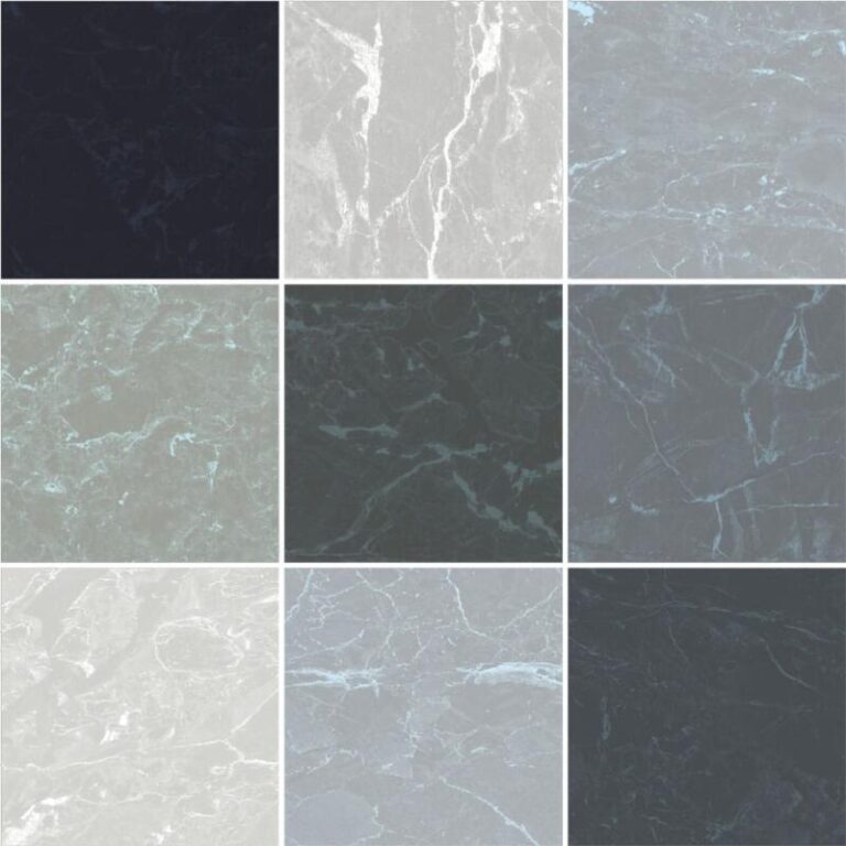 Fliesensticker für Küche und Bad - Marmor Optik - Anthrazit Grau – Bild 2