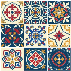 Fliesenaufkleber für Küche & Badezimmer - Portugiesisch Traditionell