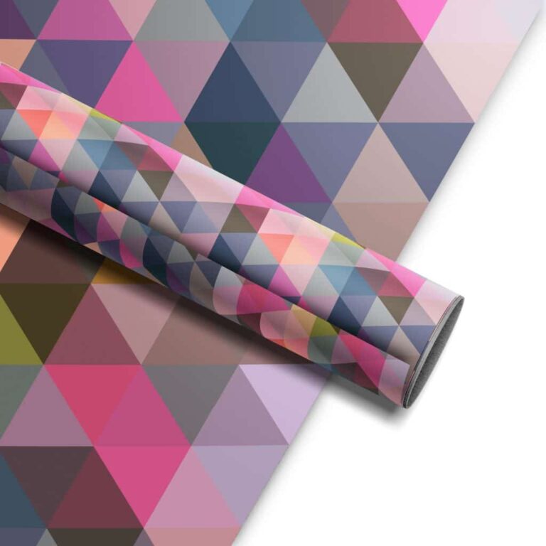 Dekorfolie Möbelfolie Abstrakt Geometrisch Bunt Dreiecke – Bild 2