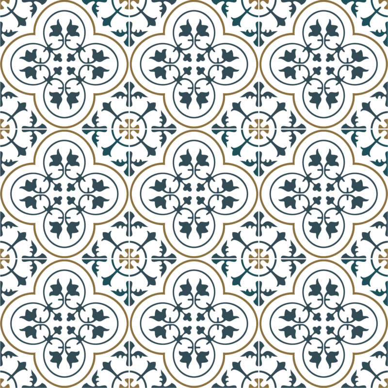 9 Fliesenaufkleber azulejo cafe in der größe 15x15cm