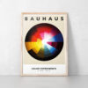 Bauhaus Stil Poster Plakat - Farbkreis