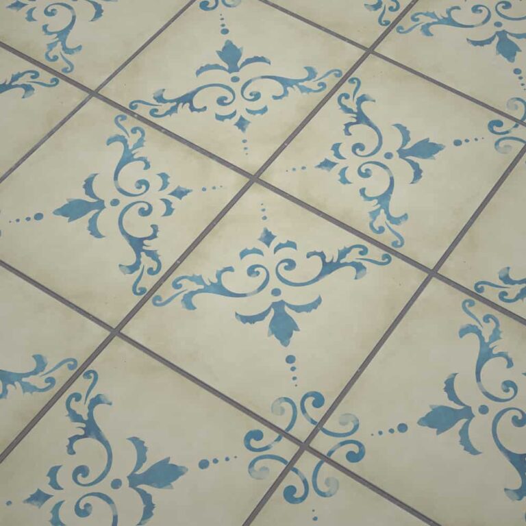 Fliesenaufkleber für Küche und Badezimmer - Vintage Floral - (Vintage-Look) – Bild 2