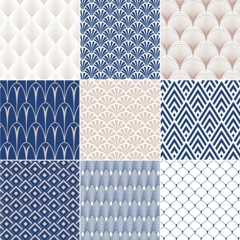 Fliesenaufkleber für Küche und Bad - Art Deco