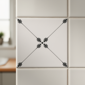 Vintage Fliesenaufkleber