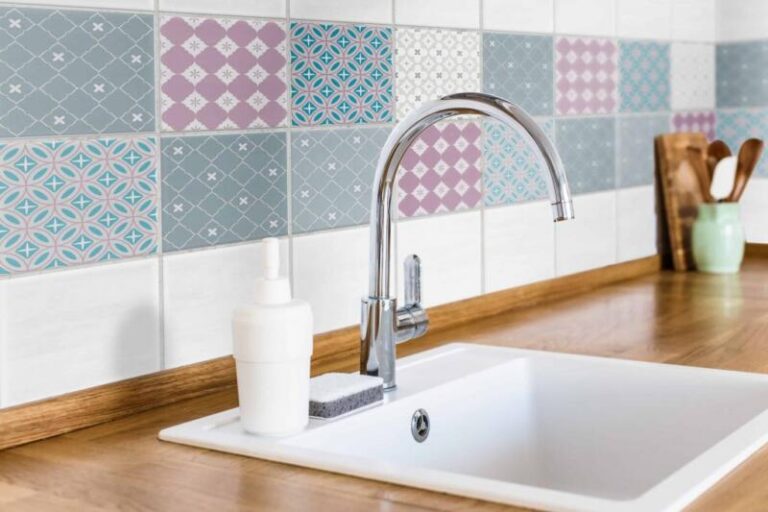 Fliesenaufkleber für Bad Deko und Küche - Art Nouveau – Bild 2