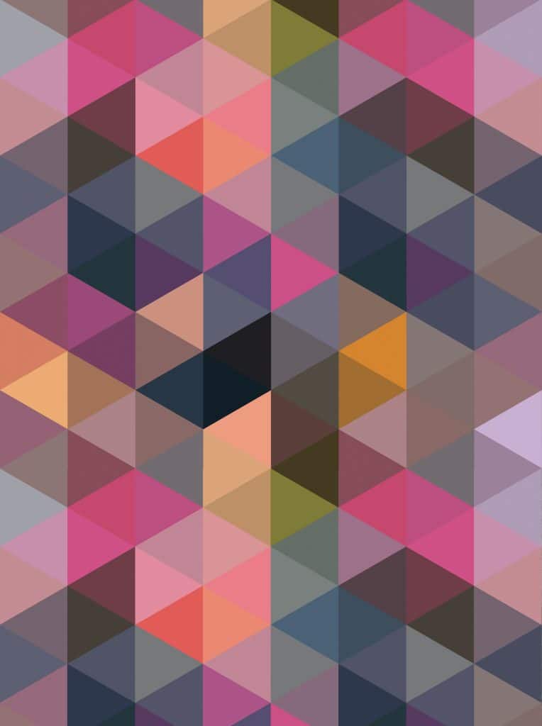 Dekorfolie Möbelfolie Abstrakt Geometrisch Bunt Dreiecke