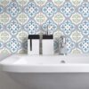 Fliesenaufkleber für Küche und Bad - Azulejo Hellblau