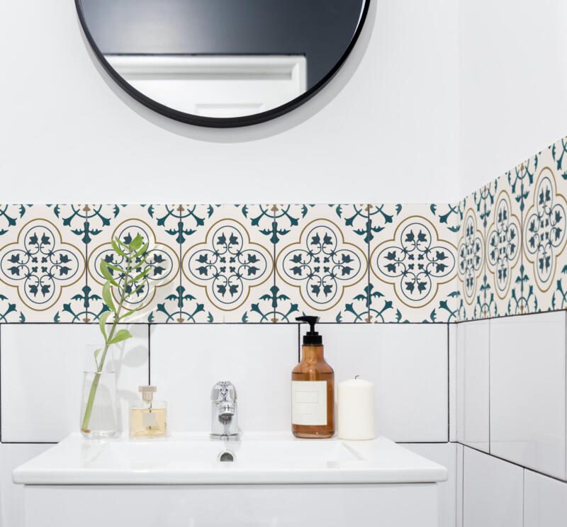 Fliesenaufkleber für Küche und Badezimmer - Azulejo Café – Bild 5