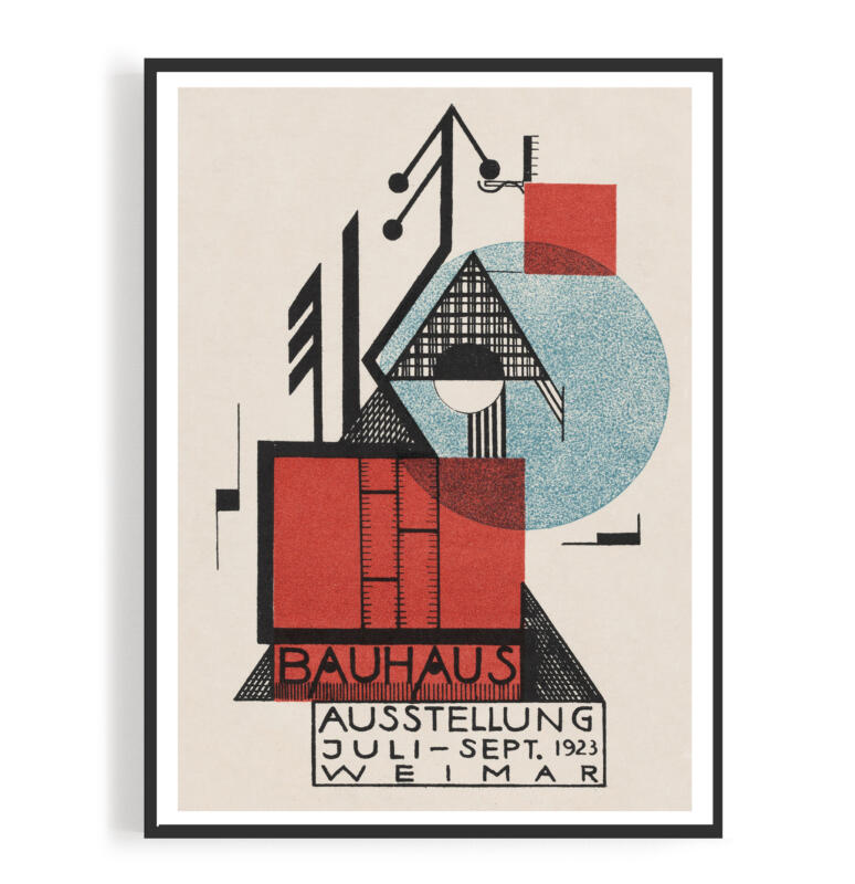 Bauhaus Ausstellung Weimar Juni 1923 Plakat Poster