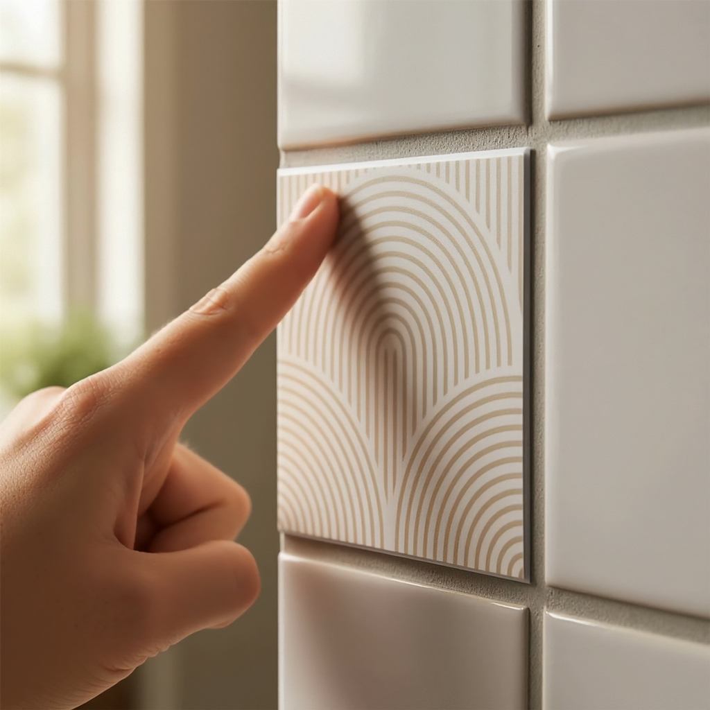 Fliesenaufkleber Parallele Boho Linien – Bild 2