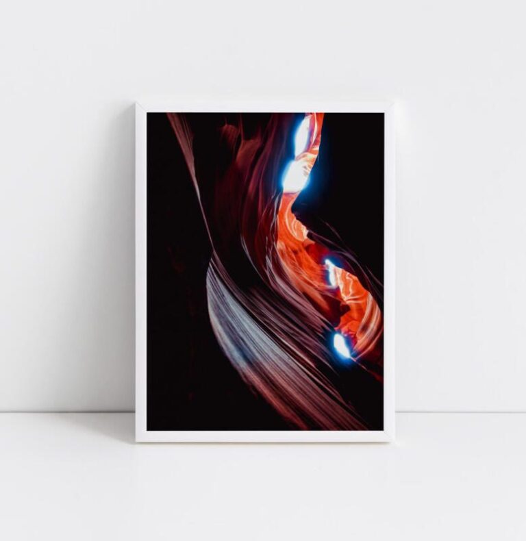 Canyon Naturfotografie Abstrakt Kunstdruck Poster – Bild 2