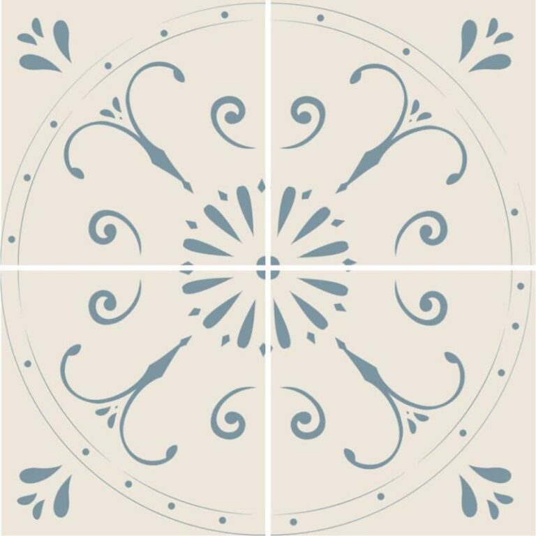 Bodenfliesenaufkleber für Küche und Badezimmer - Portugiesisch Beige – Bild 2