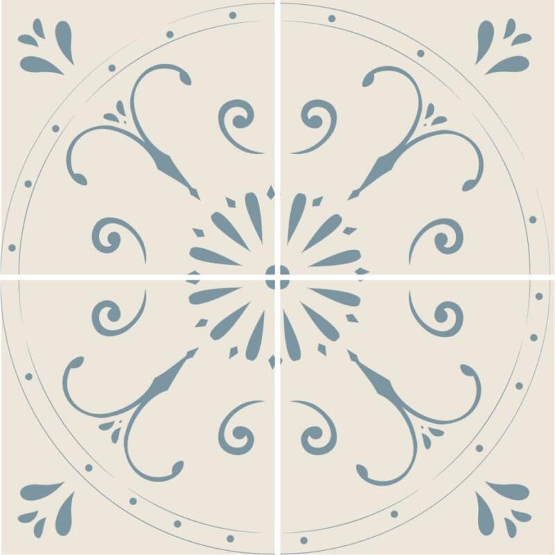 Bodenfliesenaufkleber für Küche und Badezimmer - Portugiesisch Beige – Bild 2