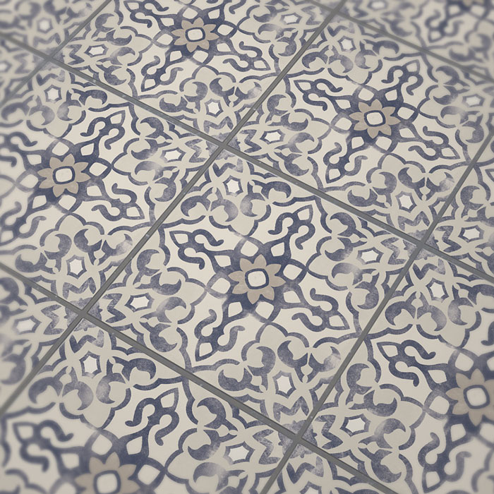 Fliesenaufkleber für Küche und Badezimmer - Portugiesisch Ornamente Zementoptik – Bild 3