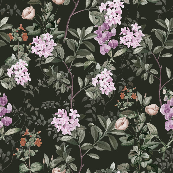 Selbstlklebende Dekorfolie Möbelfolie - Garten Blumen Sträucher – Bild 3