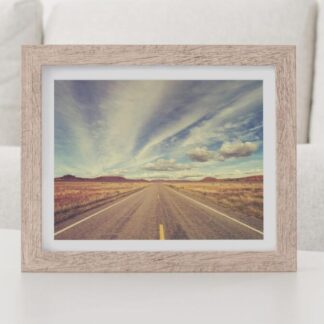 Wandbild Kunstdruck Fotodruck Highway Desert Vintage
