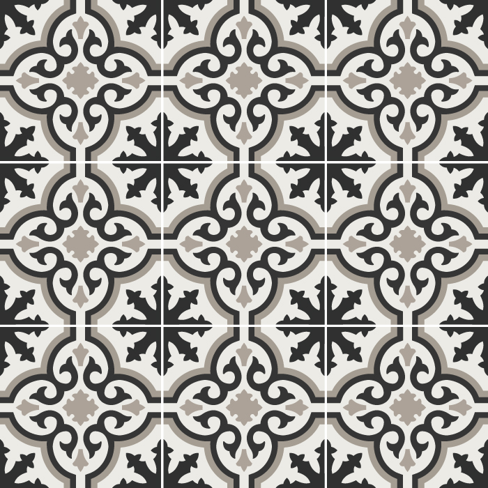 Fliesenaufkleber für Küche und Badezimmer - Floral Klassik – Bild 2