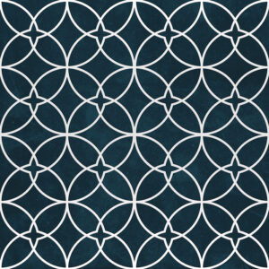 Fliesenaufkleber für Bad und Küche - Lebensblume Vintage Look