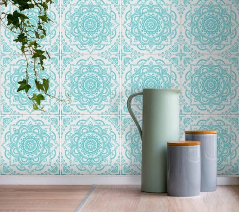 Fliesenaufkleber für Küche und Bad - Mandala Pastell – Bild 2