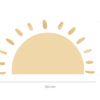 Wandtattoo Sonne Kinderzimmer