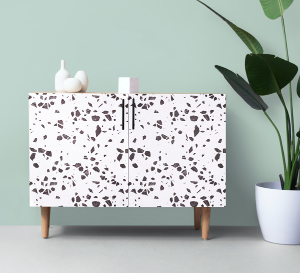 Selbstklebende Dekorfolie Möbelfolie - Terrazzo – Bild 2