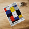 Entdecken Sie das zeitlose Piet Mondrian Komposition A, 1923 Vintage Poster – ein Meisterwerk des De Stijl Stils.