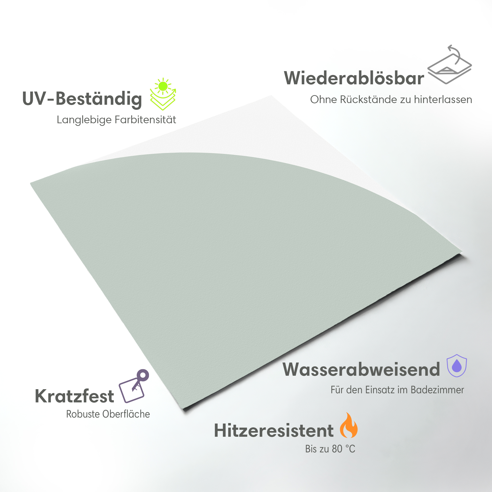 Fliesenaufkleber Rechteckig Küche & Bad - Geometrisches Halbkreis-Design – Bild 5